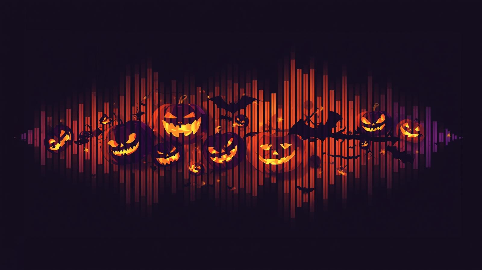 Audio waveform showing creature noise characteristics