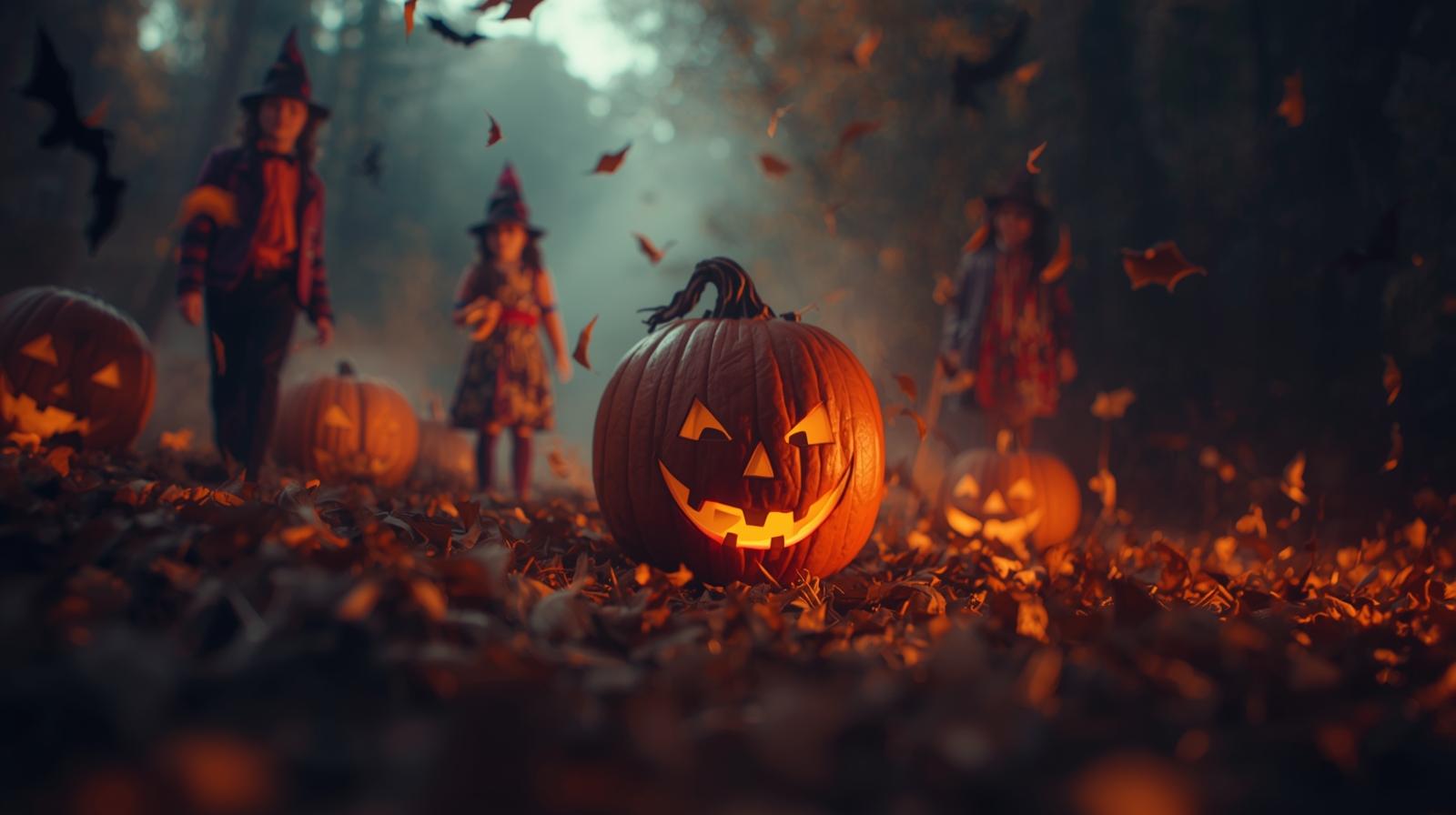 Step-by-step workflow diagram for Halloween music generation