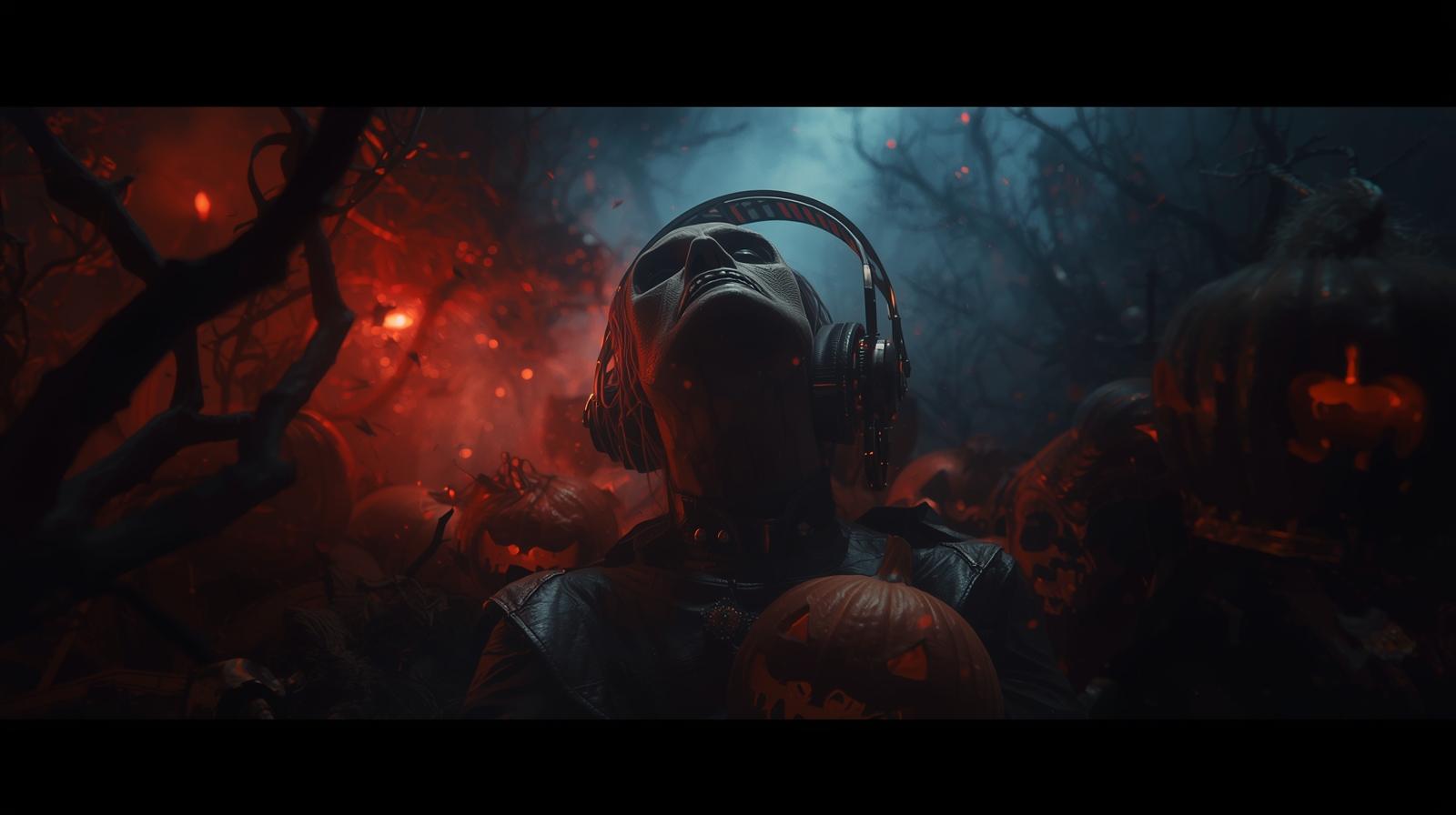 YouTube analytics showing successful Halloween video performance